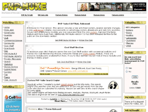 PHP-Nuke Web Hosting Example